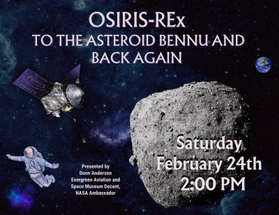 OSIRIS-REx: To the Asteroid Bennu and Back Again with Donn Anderson