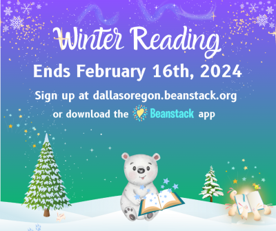 Winter Reading ends on Friday, February 16th
