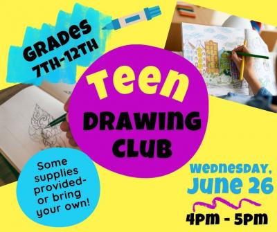 Teen Drawing Club