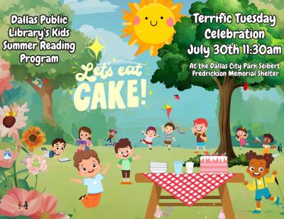 Dallas Library Summer Reading Terrific Tuesday Celebration